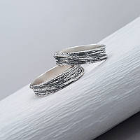 Срібна пара каблучок Орбіта