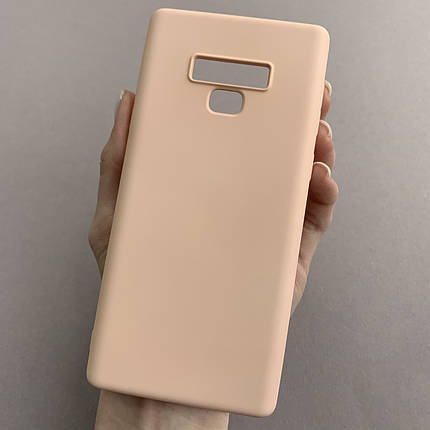 Чохол Samsung Galaxy Note 9 чохол з мікрофіброю на телефон самсунг нот 9 пудровий cfh, фото 1