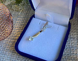 Срібна підвіска з пластинами золота