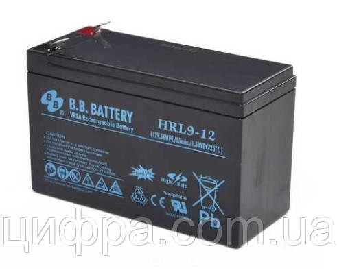 Акумуляторна батарея BB Battery HRL 9-12 12V 9Ah, фото 1