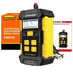 Зарядний пристрій для автомобільного акумулятора KONNWEI KW510