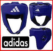 Боксерський шолом Adidas Hybrid 50 для боксу та єдиноборств боксерський класичний з повним захистом підборіддя