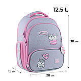Рюкзак шкільний каркасний GoPack Education (зростання 130 – 145 см) GO24-597M-1 Lovely Pets, фото 3