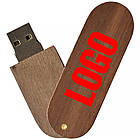 USB-флешнакопичувач під нанесення логотипу (дерев'яний) 32 ГБ бежевий колір (0201-1-32GB), фото 8