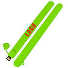 Флеш накопичувачБРАСЛЕТ (силіконовий) під нанесення логотипу 4ГБ рожевий колір (0993-9-4GB), фото 7