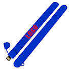 Флеш накопичувачБРАСЛЕТ (силіконовий) під нанесення логотипу 4ГБ рожевий колір (0993-9-4GB), фото 8