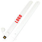 Флеш накопичувачБРАСЛЕТ (силіконовий) під нанесення логотипу 4ГБ рожевий колір (0993-9-4GB), фото 10