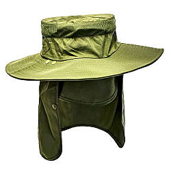 Капелюх із захистом шиї й обличчя від сонця 58-60 см