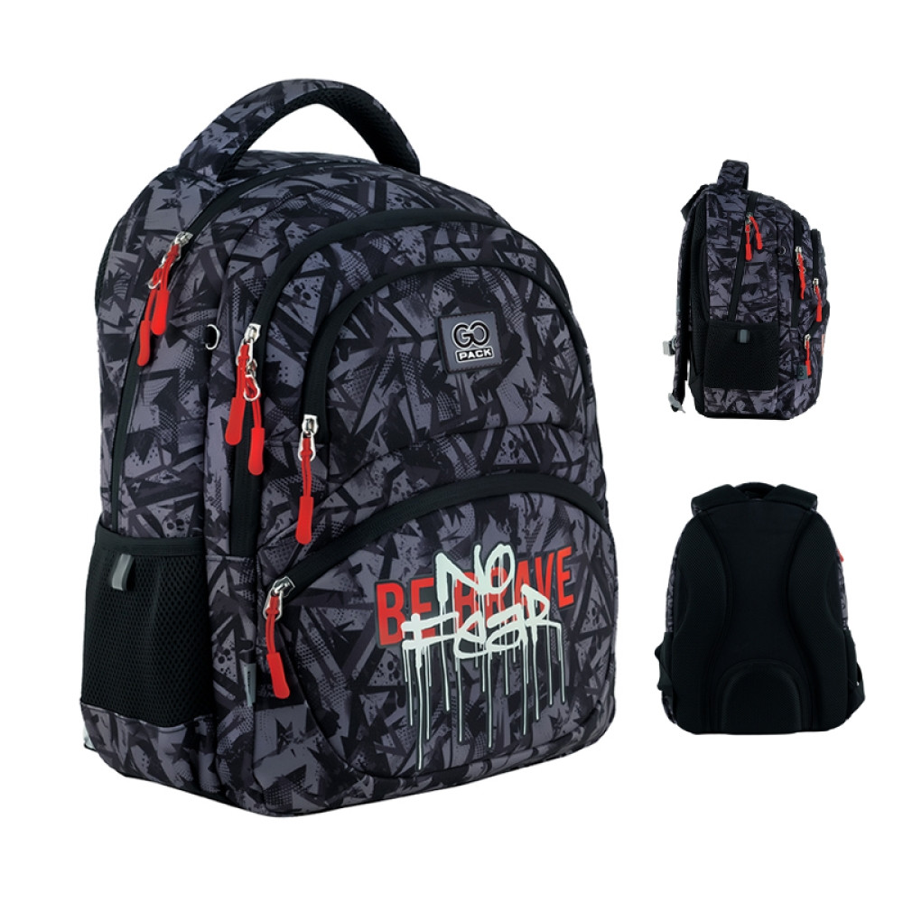 Рюкзак шкільний ортопедичний GoPack Education (зростання від 130 до 145 см) GO24-175M-9 No Fear