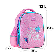 Рюкзак шкільний ортопедичний GoPack Education (зростання від 115 до 130 см) GO24-165S-1 So Sweet, фото 4
