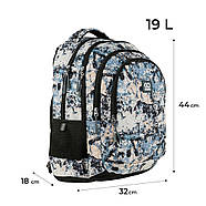 Рюкзак шкільний для підлітків GoPack Teens (зростання від 145 – 175 см) GO24-162L-2, фото 3