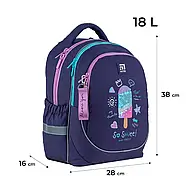Рюкзак шкільний ортопедичний Kite Education (зростання 130 – 145 см) K24-700M-6 So Sweet, фото 3