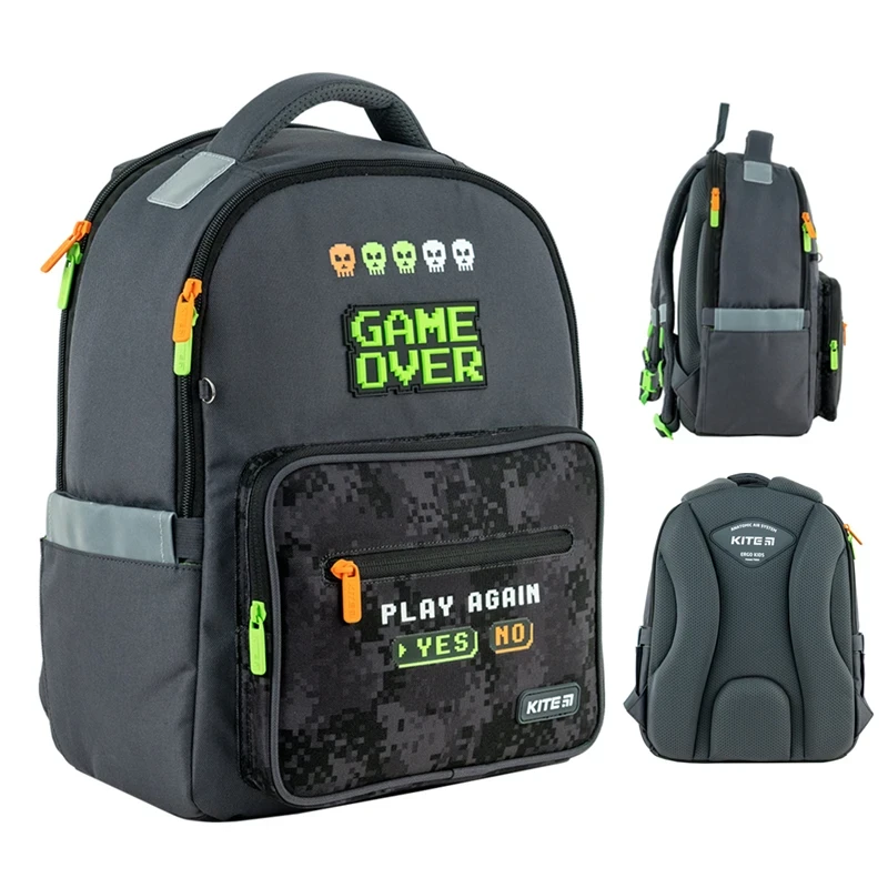Рюкзак шкільний ортопедичний Kite Education (зростання 130 – 145 см) K24-770M-4 Game Over