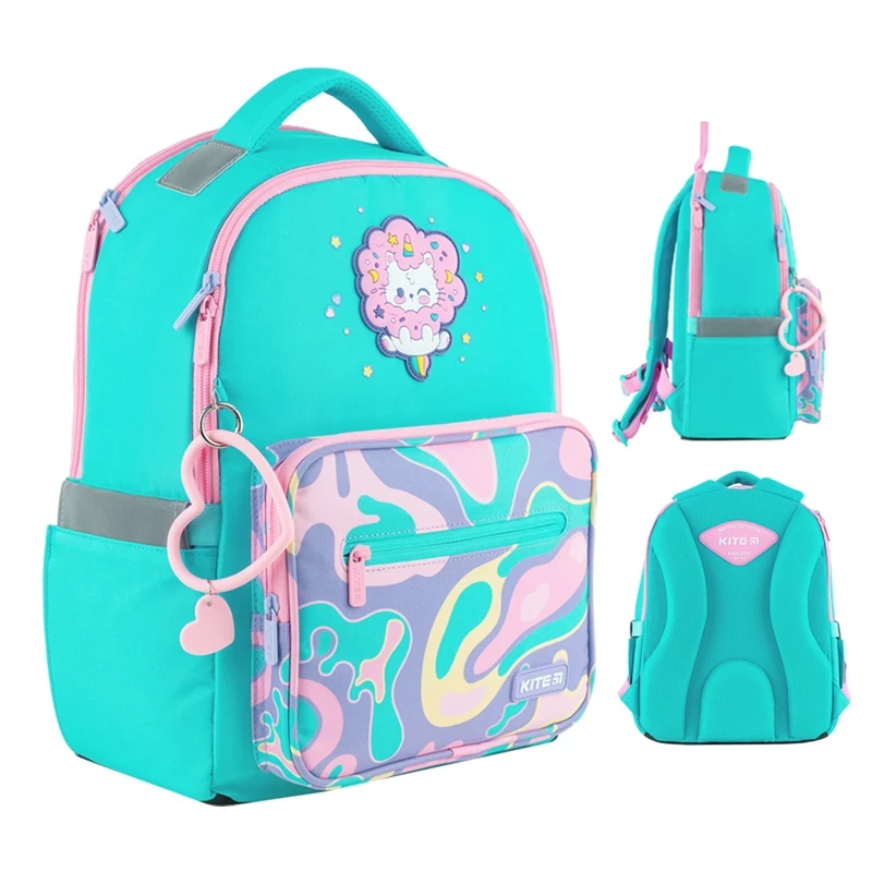 Рюкзак шкільний ортопедичний Kite Education K24-770M-3 Rainbow Catcorn (зріст від 130-145см)