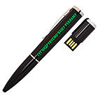 USB Флеш накопичувач РУЧКА 4ГБ ЧОРНИЙ (під нанесення) 1134-1-4GB | Юсб флешка, фото 11