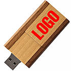 Флеш накопичувач USB 8ГБ ДЕРЕВ'ЯНА темна (під нанесення) 0212-2-8GB | Юсб флешка, фото 11