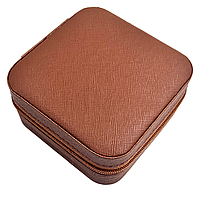 Органайзер для прикрас, шкатулка для біжутерії (коричнева) В030