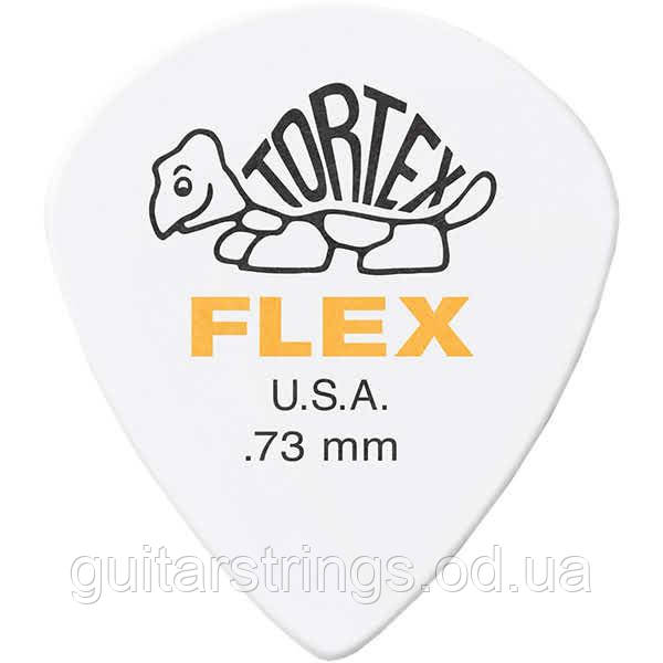 Медіатор Dunlop 466R.73 Tortex Flex Jazz III XL 0.73 mm, фото 1