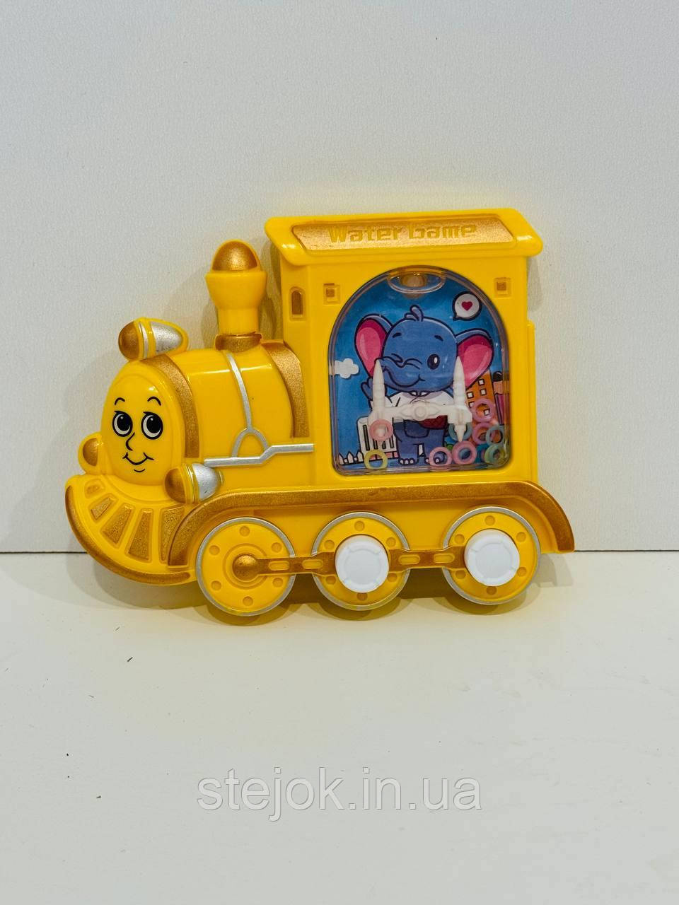 Водна гра Паровоз з кільцями , жовтий, фото 1