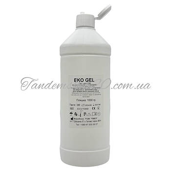Гель для УЗД процедур EKO GEL високої в'язкості БЛАКИТНИЙ  1 літр виробник Україна