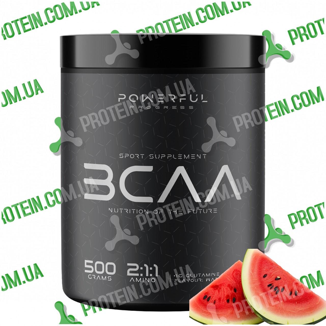 Амінокислоти Powerful Progress BCAA 2:1:1 500 г Watermelon Кавун