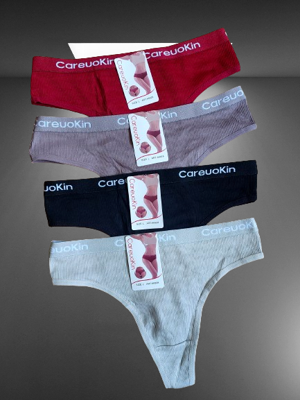 Труси стрінги жіночі бавовна стрейч р.44 46 48.От 6шт по 39грн., фото 1