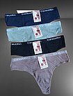 Труси стрінги жіночі бавовна стрейч р.44 46 48.От 6шт по 39грн., фото 3
