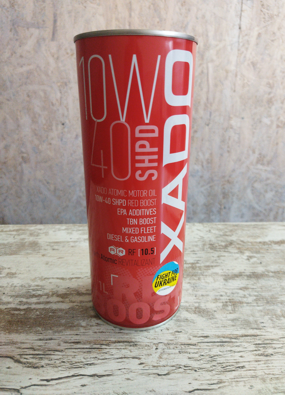 Олива моторна напівсинтетична XADO Atomic OIL 10W-40 SL/CI-4 (каністра 1л)