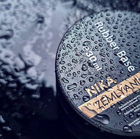 База для нігтів каучукова Nika Zemlyanikina Rubber Base, 30 мл