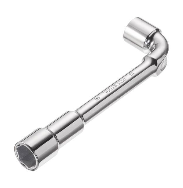 Ключ торцевий з отвором L-подібний 19 мм INTERTOOL HT-1619