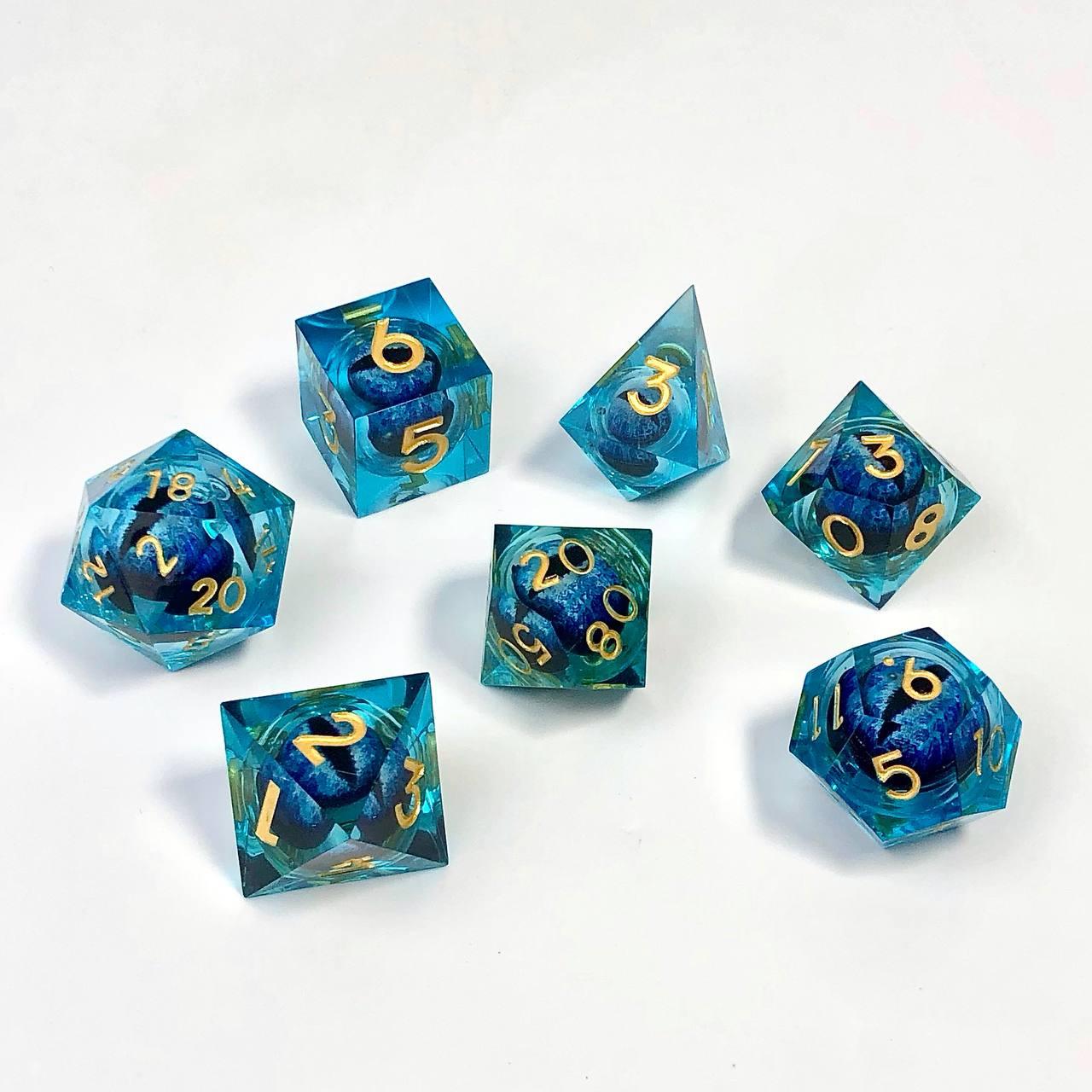 Набір кубиків DnD "Око дракона" DnD 7шт, фото 1