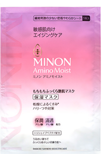 Minon Amino Moist AF тканинна маска з амінокислотами для вікової та чутливої шкіри, 24 мл 1 шт