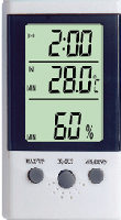 Термометр-Гігрометр DT-2 з додатковим виносним датчиком температури і годинами