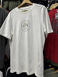 Чоловіча спортивна футболка Nike (Найк), чоловіча футболка з принтом біла. Чоловічий одяг