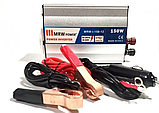 Інвертор mervesan MRV-15012 Перетворювач 150 вт 12 220v з модифікованою синусоїдою в автомобіль, фото 2
