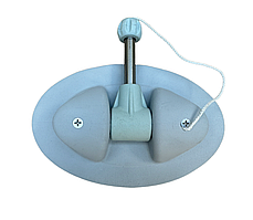 Уключина поворотна еліпсна для човнів ПВХ Аква-2 сіра