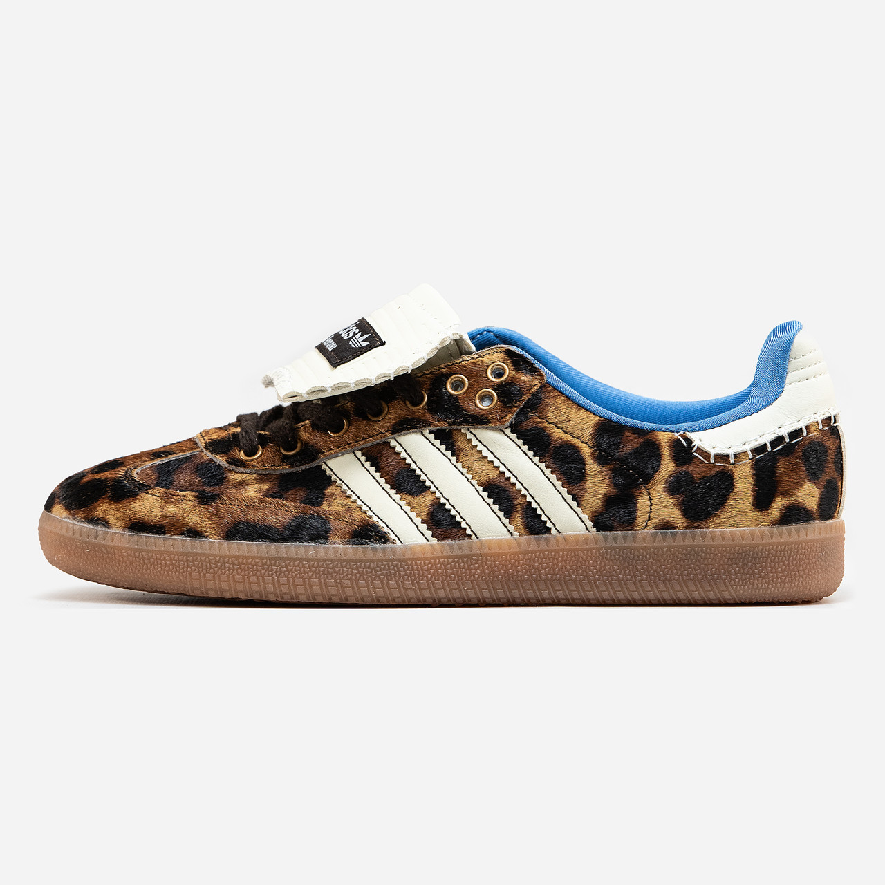 Жіночі Кросівки Adidas Samba x Wales Bonner Leopard Brown / Адідас Самба Уельс Боннер