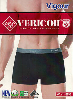 Труси чоловічі боксери бавовна з бамбуком Vericoh, розміри XL-4XL, 1299