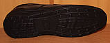 Чоловічі шкіряні чорні туфлі на шнурках шкіряні від виробника модель АМ150, фото 6