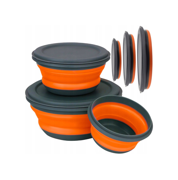 Набір посуду Ruhhy 20781 складні силіконові, фото 1