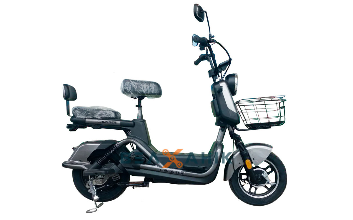 Електровелосипед Crosser CR2 500W 14" Grey, фото 1