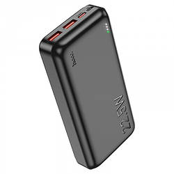 Зовнішній акумулятор Power bank HOCO J101A Astute 22.5 W 20000 mAh PD22,5W+QC3.0 батарея швидке заряджання Чорний