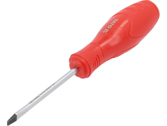Викрутка плоска шліц SL 5 мм 75 мм YATO YT-25656