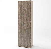 Шафа для одягу ШП-1 Дуб сонома, Трюфель Еверест (60х38х200 см)