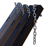 Стійка для гамака WCG Каркас для Гамака метал 50х50 чорний мат. Стійка для одномісних і двомісних гамаків, фото 7