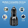Автомобільна швидка зарядка QC 3.0 usb+type-c. Авто заряджання на 2 порти. Автомобільна зарядка 12V, фото 4