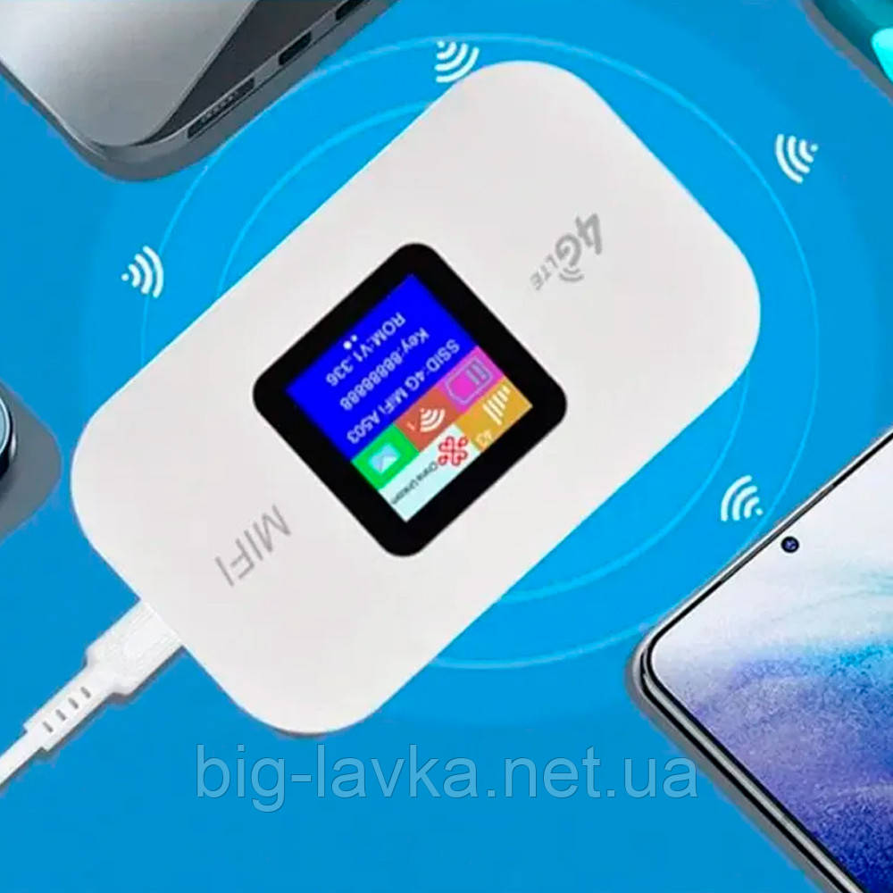 Wi-Fi портативний модем 4G Lte Білий
