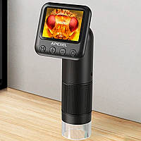 Цифровий мікроскоп з РК-екраном та USB APEXEL 400-800X APL-MS008 400-800X Чорний