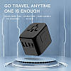 Універсальний адаптер для заряджання USB-A x2/USB-C x2 Travel Adapter, фото 5