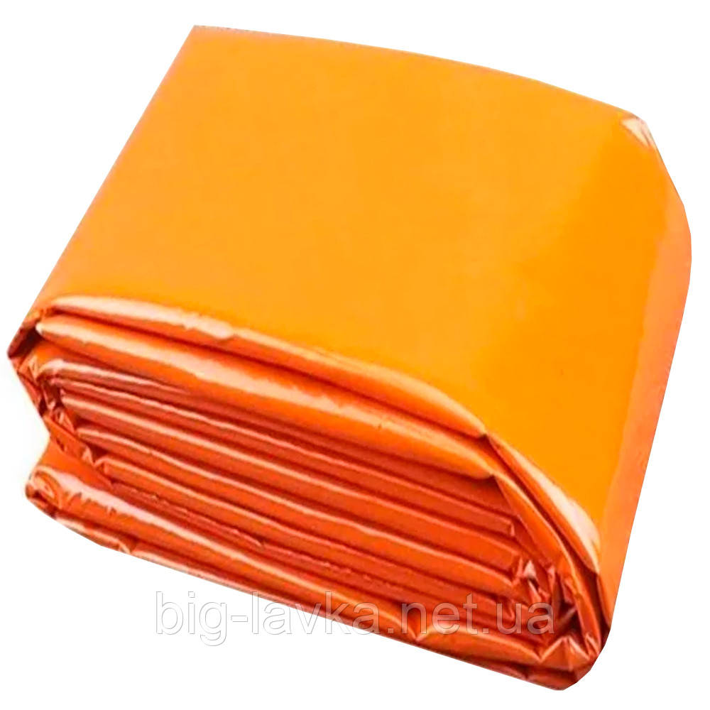 Рятувальна аварійна термоковдра  Помаранчевий, фото 1